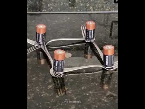 Look At The Fork And Battery In Power