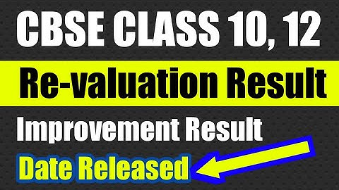 Cbse Revaluation result 2019 | cbse improvement result | Cbse rechecking result 2019