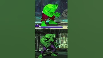 Hulk, Thor and Strider in Marvel vs Capcom #gaming