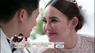 Dari Drama ke Realita, pernikahan Kenny dan Amanda. Jumat 10 okt 18.15 wib