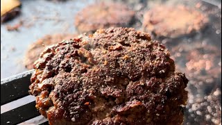 Smashburgers on the Griddle