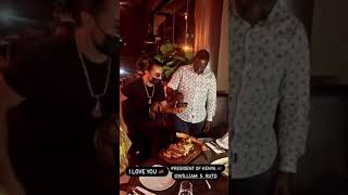 Dp William Ruto meets the famous Salt bae in a Dubai trip