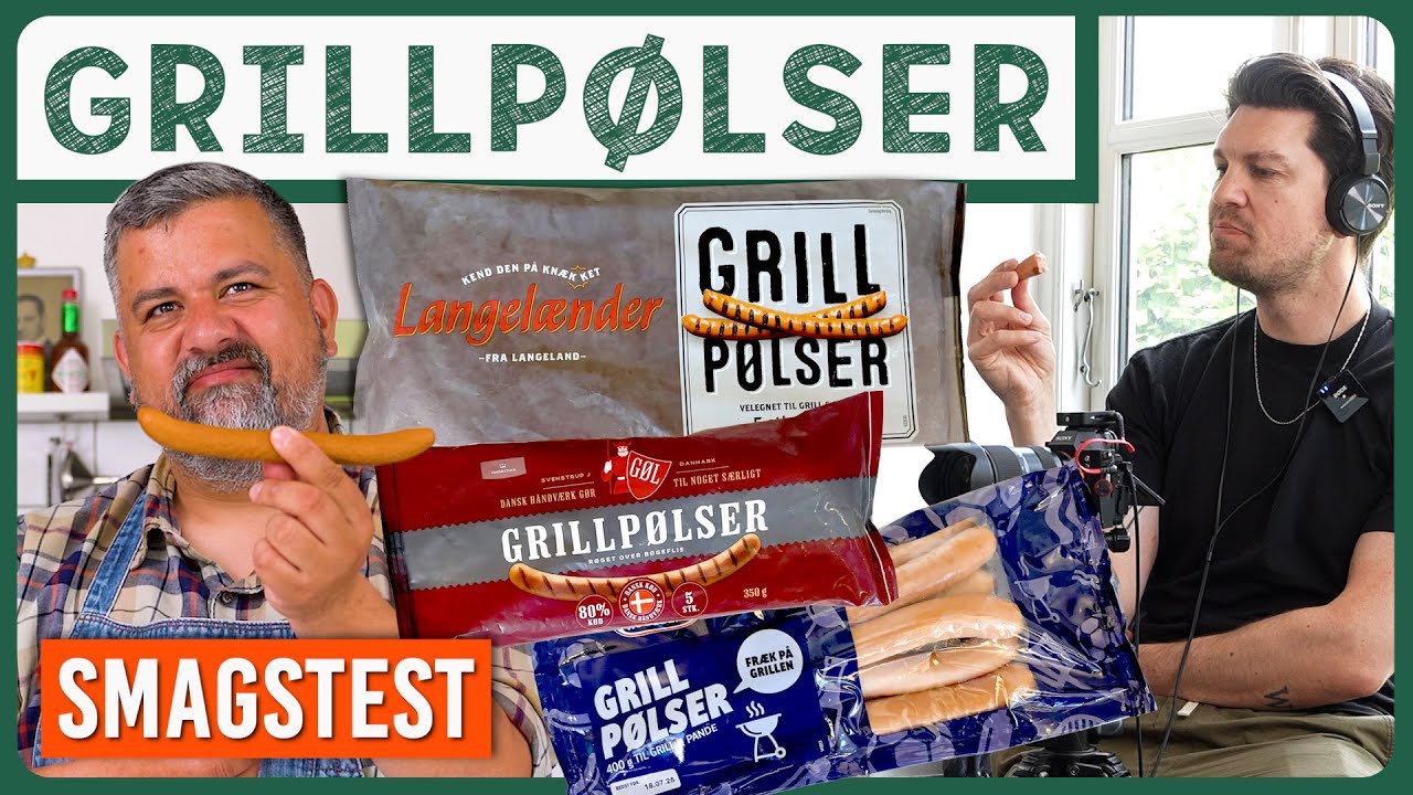 TEST AF GRILLPØLSER 2025 | 15 stk! | En klar testvinder 9/10