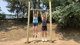 How to Build the ULTIMATE Backyard PullUp Bar!