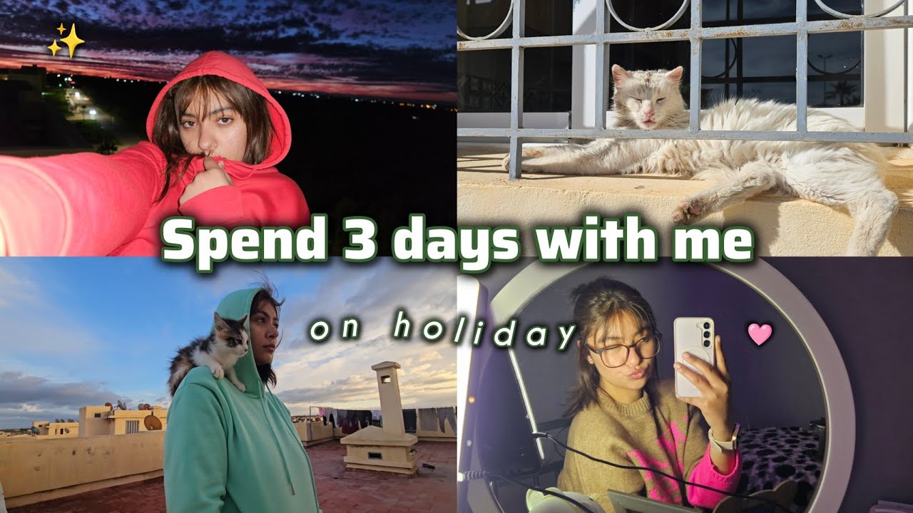 Spend 3 days with me on holiday دوزو معايا 3 ايام من العطلة📚🚘🐸