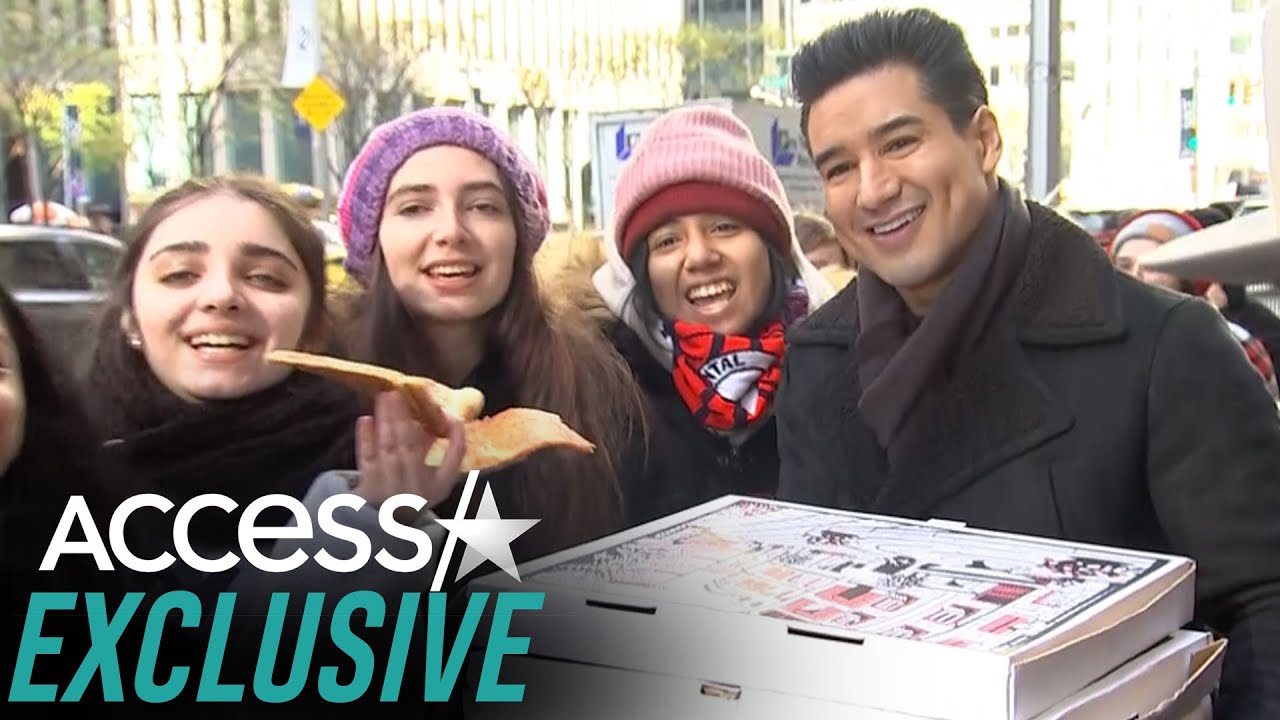 Mario Lopez Surprises Harry Styles Fans Camping Out For 'SNL' With Pizza (EXCLUSIVE)