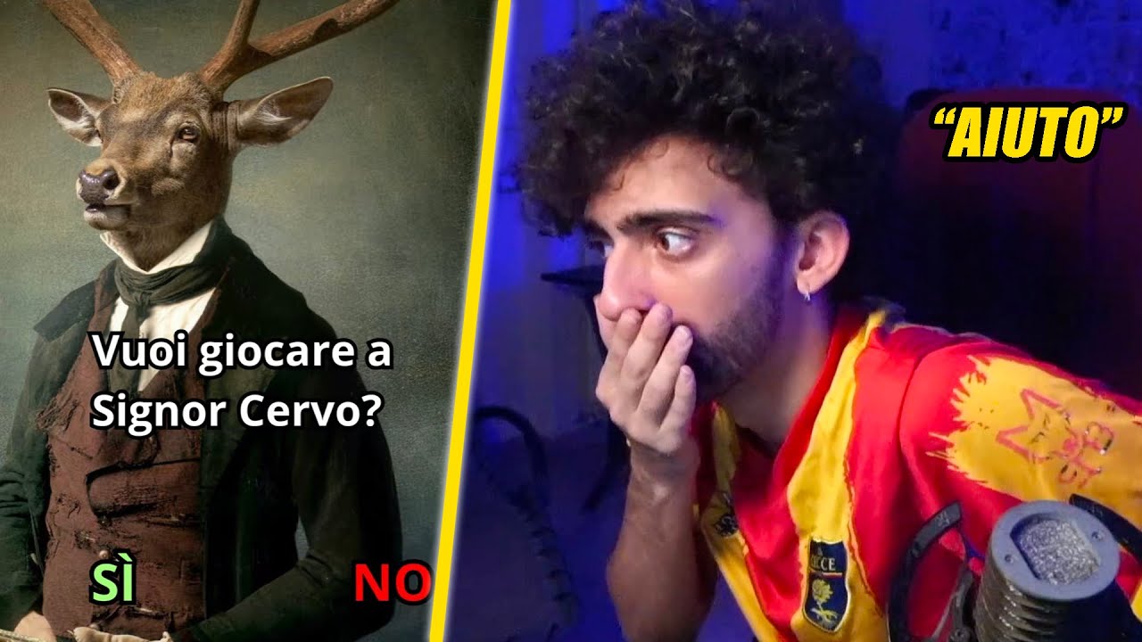 Mario Sturniolo gioca al Signor Cervo per la prima volta...