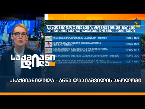 #საქმიანიდილა - ანნა ლაპიაშვილის პროლოგი