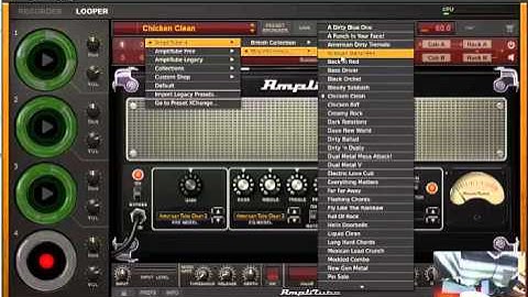 IK Multimedia Amplitube 4  Looper in action.
