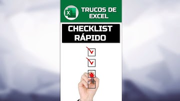 ✅ Como crear Checklist en Excel (Listas de verificacion)  #excel #shorts #cursoexcel #excelgratis