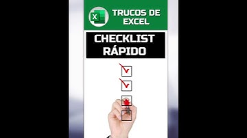 ✅ Como crear Checklist en Excel (Listas de verificacion)  #excel #shorts #cursoexcel #excelgratis