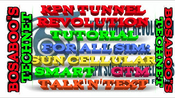 KPN TUNNEL REVOLUTION (TUTORIAL) WITH PAYLOAD FOR ALL SIM