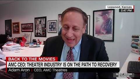 AMC CEO: Theater industry is on the path to recovery