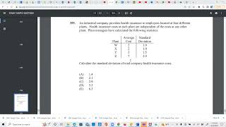 Actuarial SOA Exam P Sample Question 270 (once 355, duplicates new 273) Solution