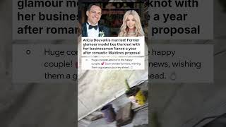 Alicia Douvall is married! Former glamour model ties the knot with her businessman ... #celebrity