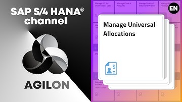 Universal Allocations in SAP S/4 HANA 1909 (LIVE DEMO in SAP FIORI)