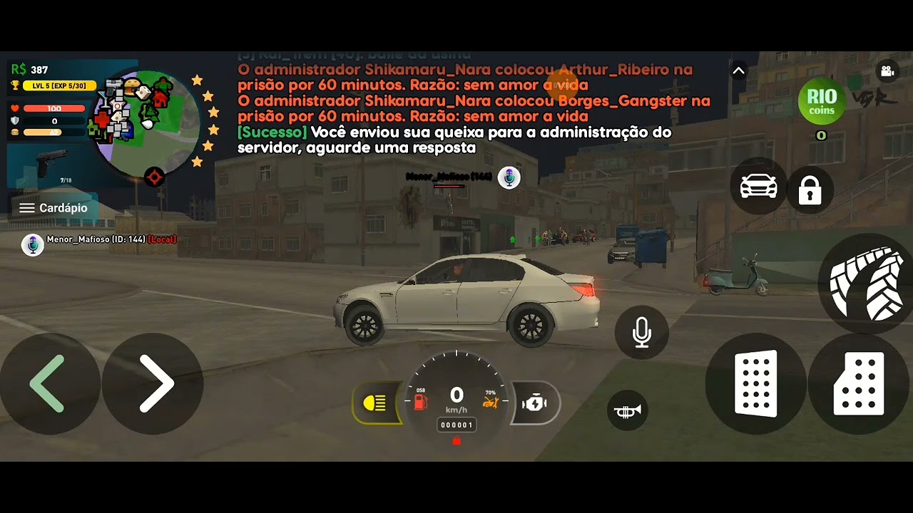 RIO RISE RP ADM AMIGO DE PLAYER - YouTube