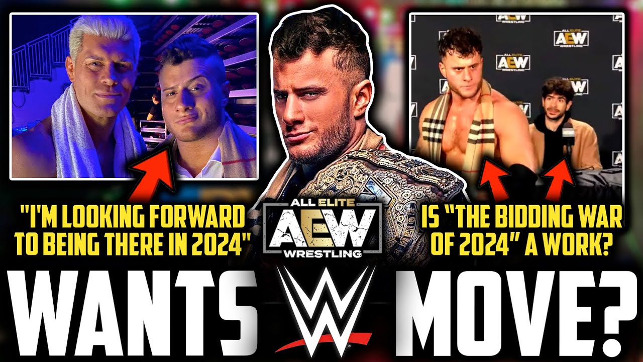 AEW MJF "CAN'T WAIT" For WWE MOVE In 2024? Adam Cole World Title