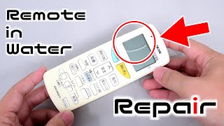 Repair a water-logged remote control