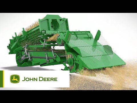 #8 Drei-Stufen-Rotor bei der Serie S700 | Der automatisierte Mähdrescher - John Deere