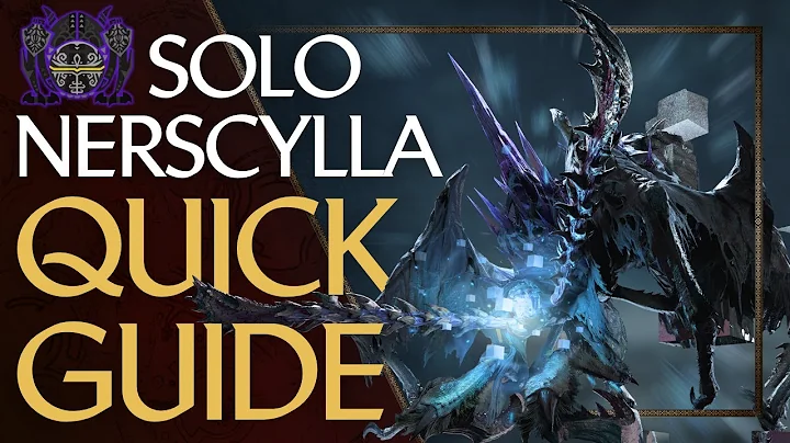 2 Minutes guide on how to Solo Nerscylla (Savage Omega/Any Weapon)
