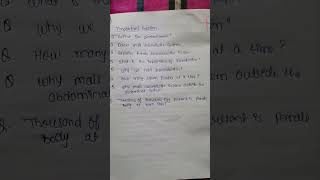 🌱 Class 10 Biology | How Do Organisms Reproduce? Importance questions... like and Subscribe ..