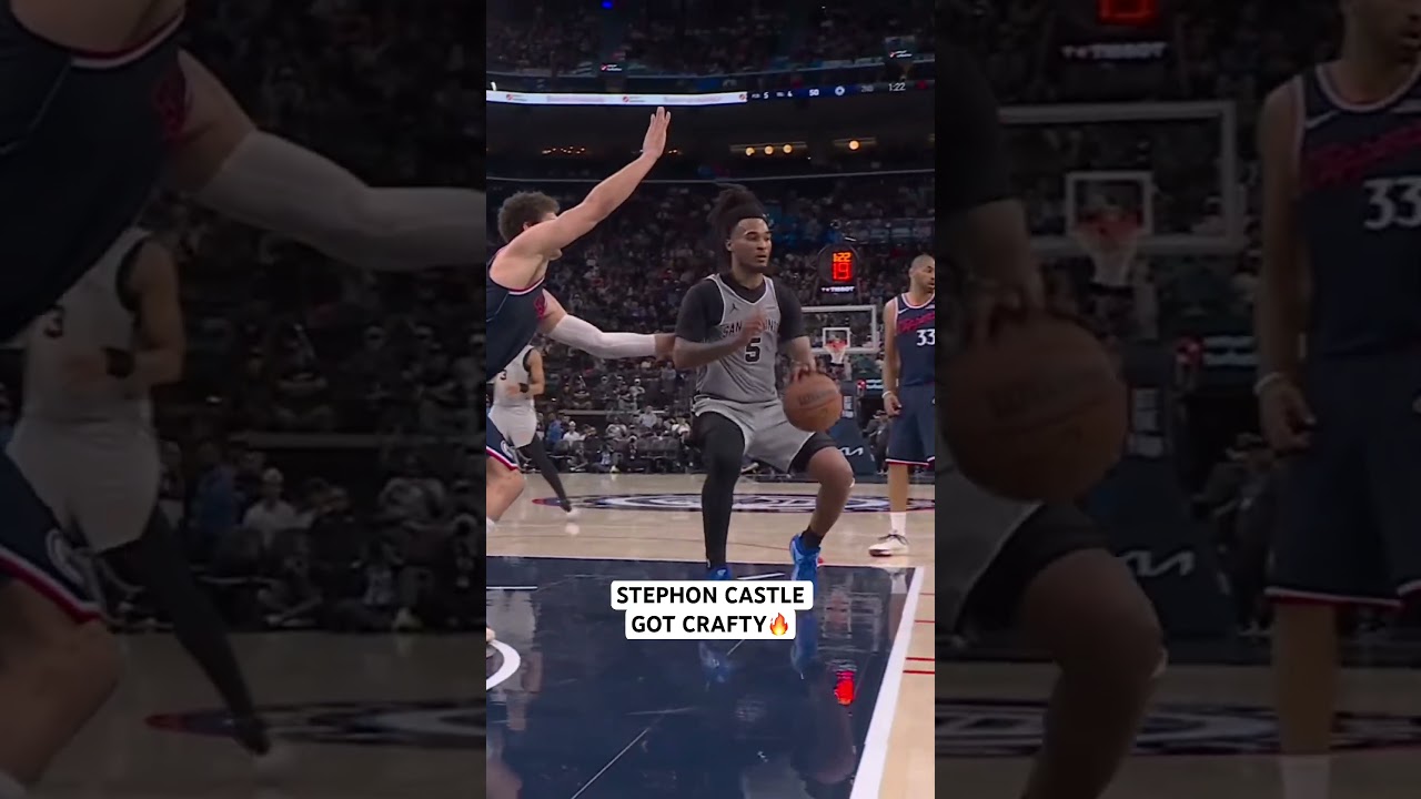 Still trying to comprehend this Stephon Castle move 😮‍💨