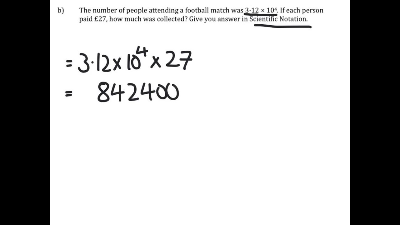 problem solving scientific notation