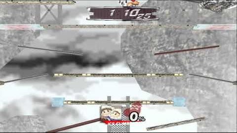 SSBB Stages - Melee Icicle Mountain WIP #3