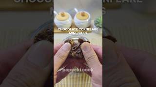 chocolate cornflake mini bites #masakansederhana #chocolatecornflake #chocolate #cornflakes akes