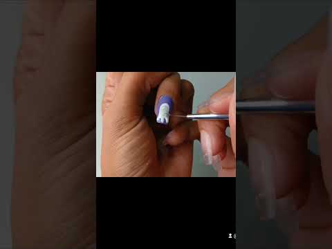 Uña fantasma tuto #halloween #happyhalloween #nailart #nails #tutorial #uñas #uñasacrilicas