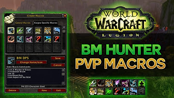 BM Hunter PvP Macros - WoW Legion 7.0.3