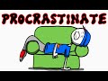 The 5 Stages of Procrastination || FUNNY ANIMATION