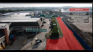 Construction Site Logistics Presentation using drone and data mapping