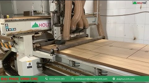 MÁY CNC NESTING 4 ĐẦU FULL LINE HOLZTEK HT-R4F