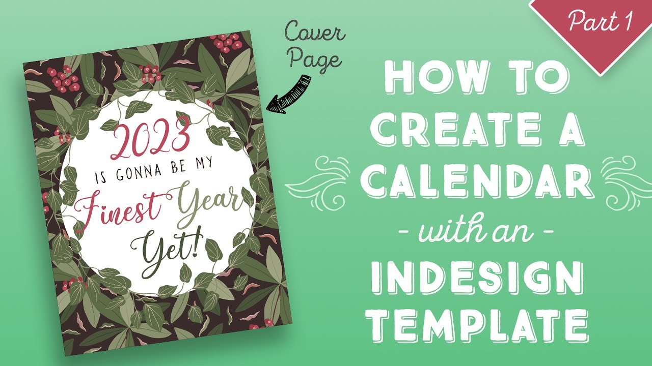 How to Create a Beautiful 2023 Calendar using an InDesign Template ...