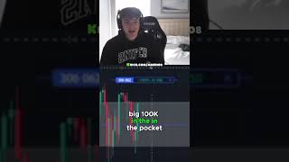 STREAMER MAKES $500,000 IN ONE TRADE! #shorts #daytrading