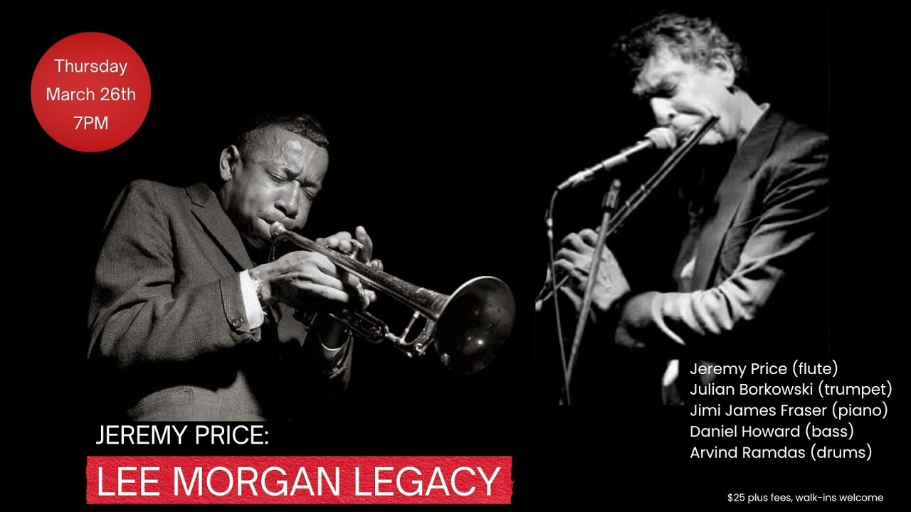 Jeremy Price: Lee Morgan Legacy - YouTube