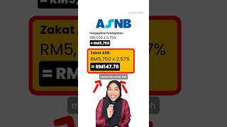 Cara Kira Zakat ASB TERBARU 2025 (Kaedah al-Mustaghallat 2.57%) #asnb