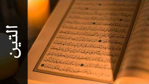 سورة التين جمال شاكر عبدالله - Surah At-Tin Jamal Shaker Abdullah