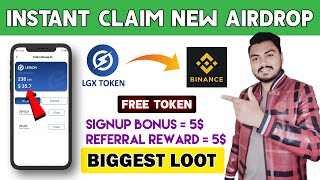 LGX Token instant Received in Wallet | instant Claim Free Airdrop | Online Earning in Pakistan