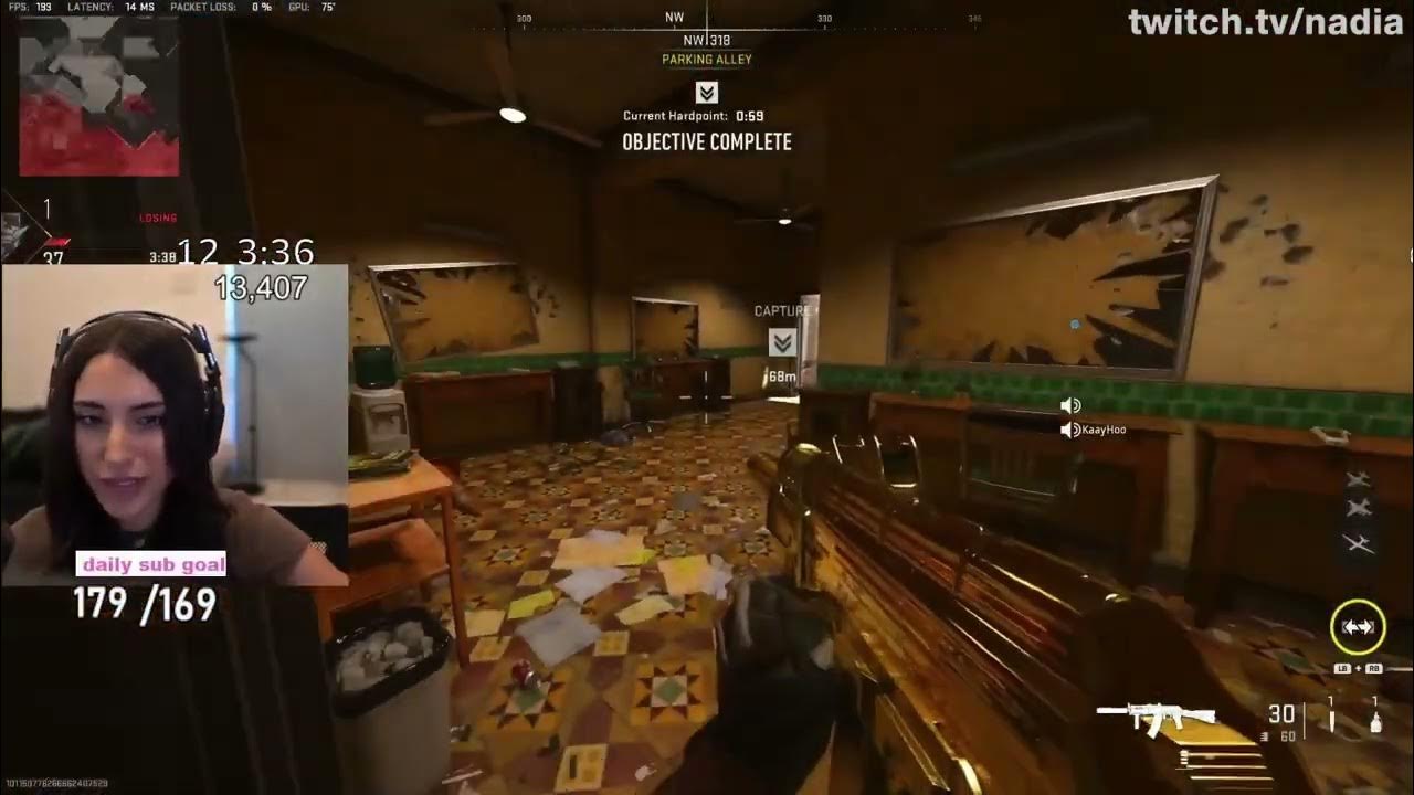 CoD streamer Nadia gets banned from in game voice chat. YouTube