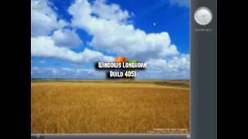 Windows Longhorn Build 4051