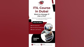 IT Services with ITIL Coursehttps://learnovateonecenter.com/courses/it-courses/itil-course-dubai/