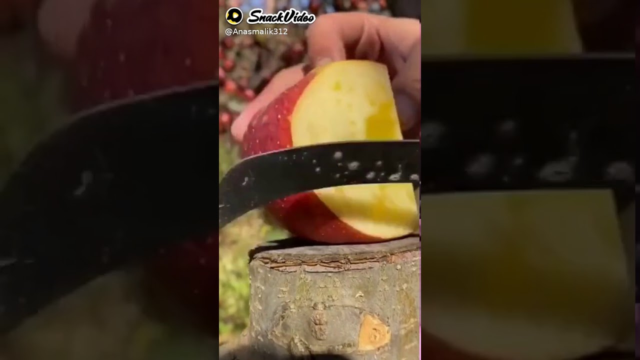 crushing apple YouTube