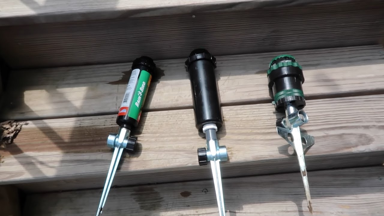 Противостояние дождевателей Rain Bird 32SA, Orbit Voyager II и Orbit H20-6