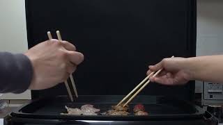 アイリスオーヤマ 網焼き風ホットプレート 煙の少なさ検証