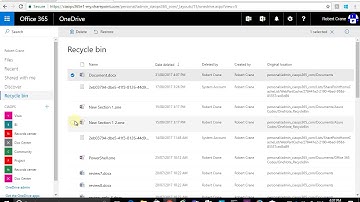 How to recover a deleted file from OneDrive for Business