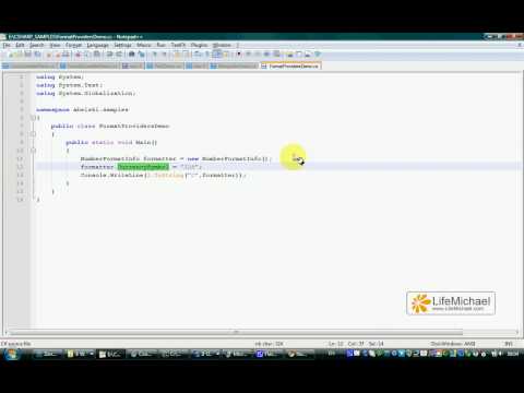 C# Format Providers Demo