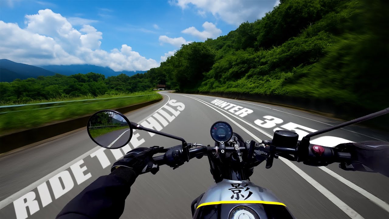 Riding Through the Hills | Raw Sound of Hunter 350